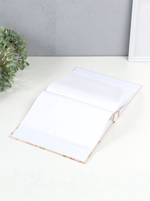 Фотоальбом на 200 фото 10×15 см «Кольца молодых и букет с розами», в коробке, 5.5×20.5×26 см