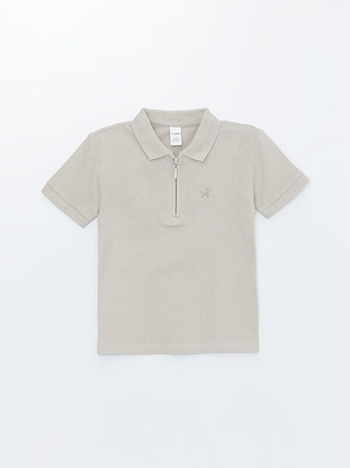 Polo Yaka Nak??l? Erkek Bebek Ti??rt ve ?ort 2li Tak?m - Waikiki фото 2