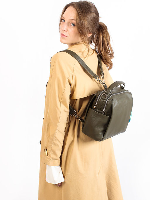 LACCOMA рюкзак Лилу-Y2005-оливковый эко кожа хлопок