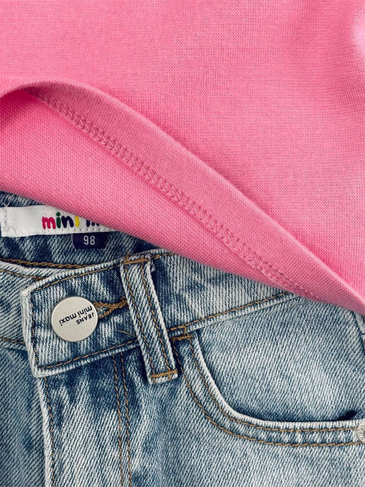 Джемпер (водолазка) UD 7383 розовый - Mini maxi фото 8