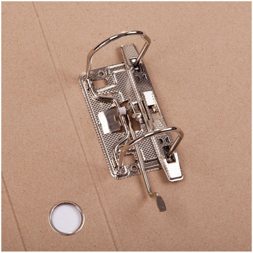 Папка-регистратор А4, 75 мм, «Доступный офис», картон, без покрытия, эконом