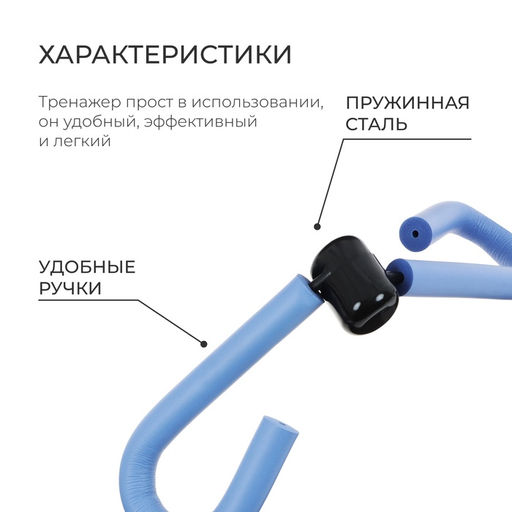 Тренажёр Thigh Master для укрепления мышц груди и бёдер, цвет МИКС