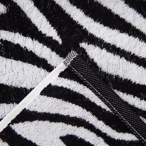 Полотенце махровое Этель ЧБ Зебра, пестроткань, 30х60 см  фото 3