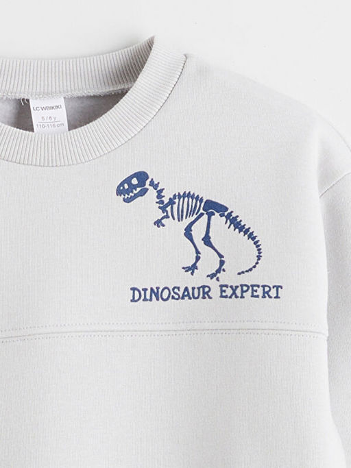Bask?l? Erkek ?ocuk Sweatshirt ve E?ofman Alt?