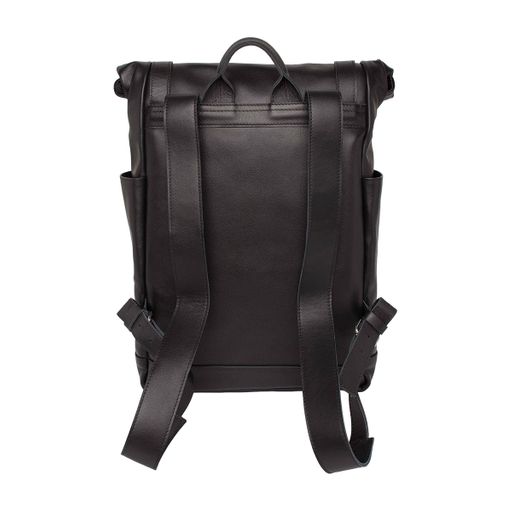 Рюкзак для ноутбука из кожи Eliot Black - Lakestone фото 3
