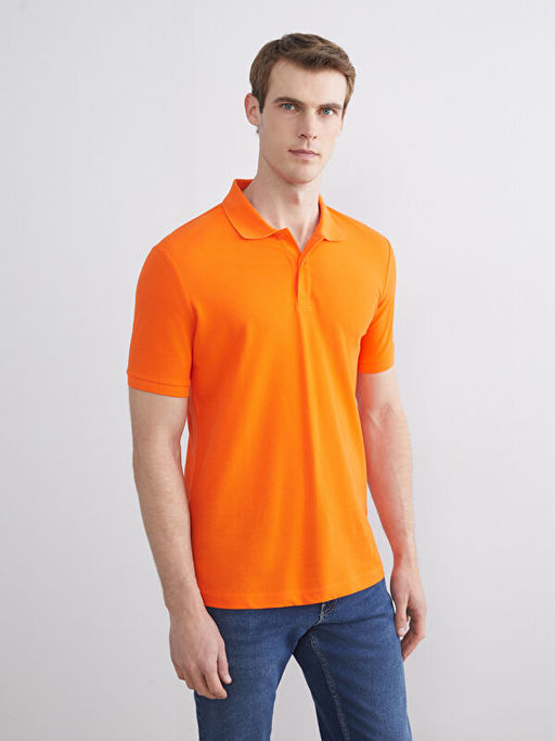Polo Yaka K?sa Kollu Pike Erkek Ti??rt