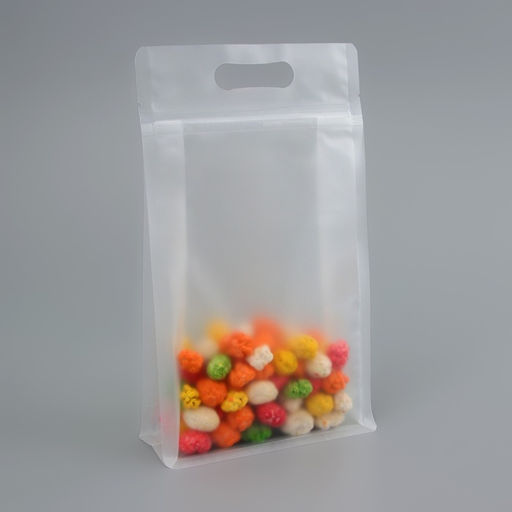 Цена за 50 шт. Пакет дой пак прозрачный с вырубной ручкой,14 х 24 см,100 мкм