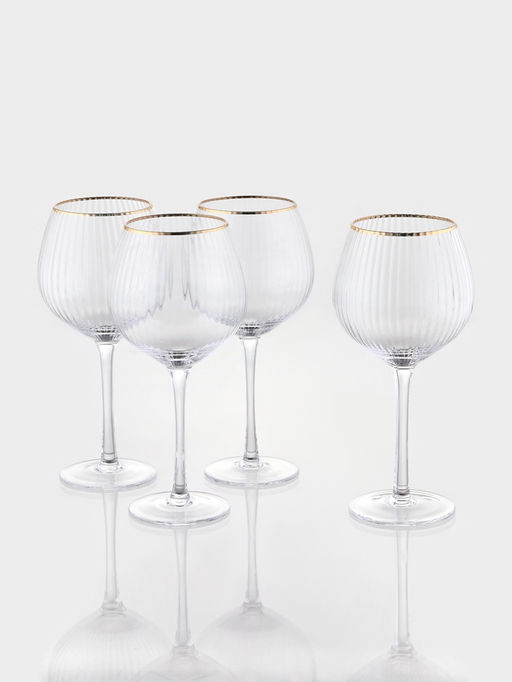 Набор бокалов для вина "Орион" 550 мл, 4 шт, р-р 1й шт10х22см