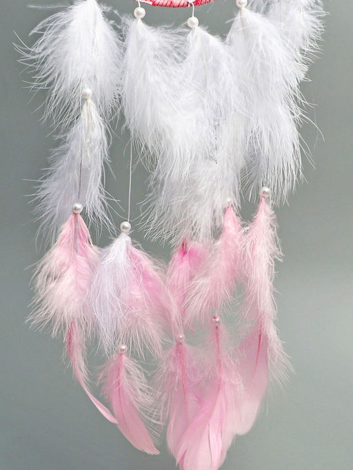 Ловец снов амулет Сердце в круге, d=16 см, 60?16 см, МИКС