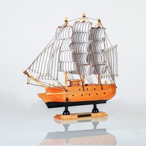 Макет парусного корабля 23х23 см / SH024MP /уп 48/ - Галеонтрейд фото 4