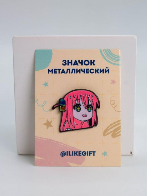 Значок металлический iLikeGift "Anime Girl"