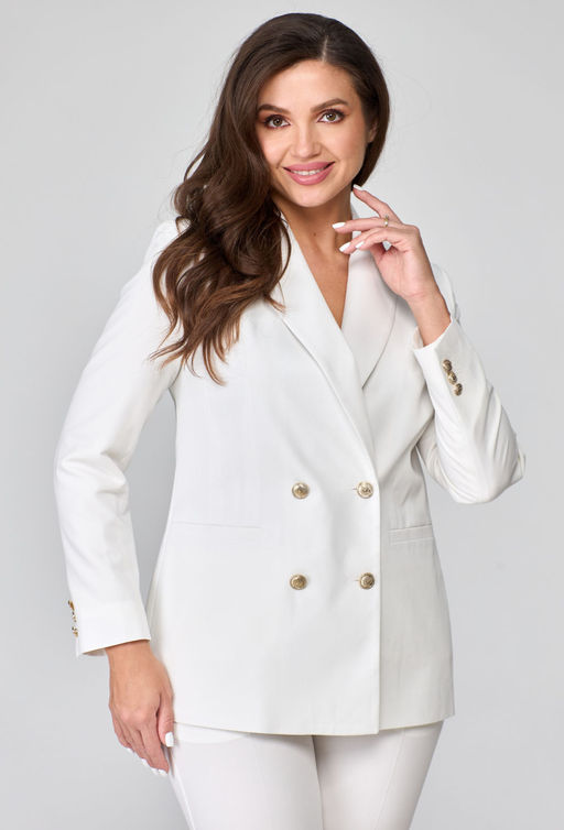 Костюм БелЭльСтиль 724/595 бело-молочный  фото 5