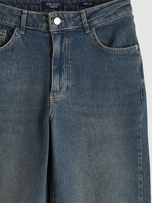 Wideleg Kad?n Jean Pantolon