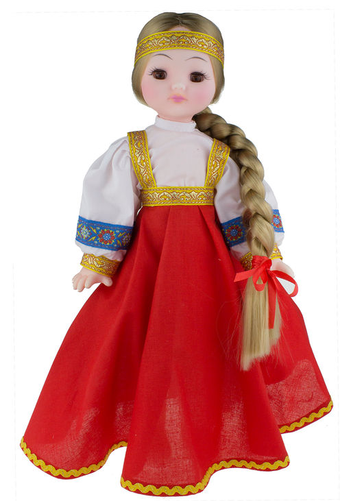 Мир Кукол. Кукла арт.ЛЕН45-28 "Ивановская красавица" в пакете, 45 см