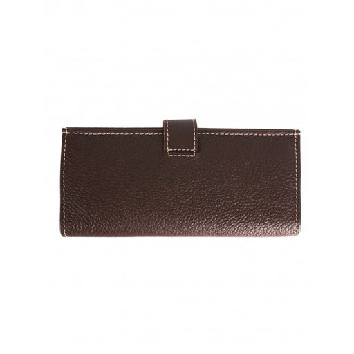 Портмоне мужское Croco-ПР-950 с хлястиком натуральная кожа 2 отд, 13 карм, коричневый флотер (116/1) 264631 фото 2