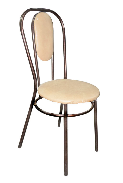 Стул №1 (метал.) 437/кор бежевый н.медь