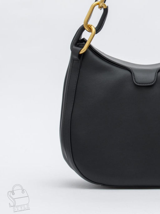 Сумка женская кожаная 1046M black Polina&Eiterou