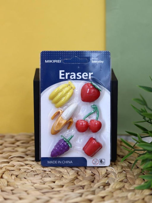 Ластики "Fruits", 6 шт. в наборе