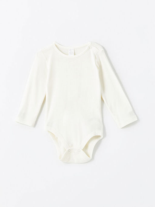 Uzun Kollu Basic Erkek Bebek ??t??tl? Body ve Pantolon 2li Tak?m - Waikiki фото 2