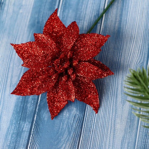 Цена за 12 шт. Цветы искусственные Перелив, острый лист, 8?20 см, МИКС