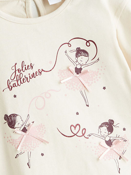 Bisiklet Yaka K?z ?ocuk Ti??rt