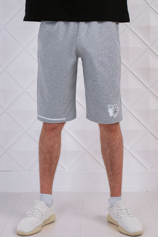 Арт. 6374 Шорты мужские 46-54 (5 шт) Цвет:серый меланж - Идеал фото 2