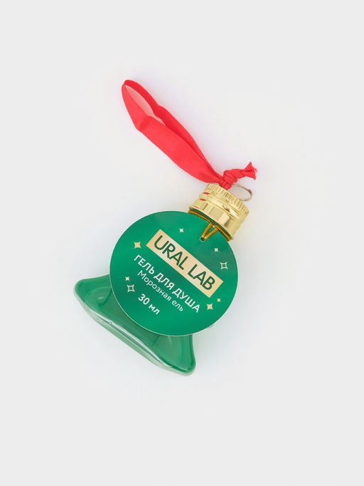 Гель для душа в форме ёлки, 30 мл, аромат морозная ель, URAL LAB