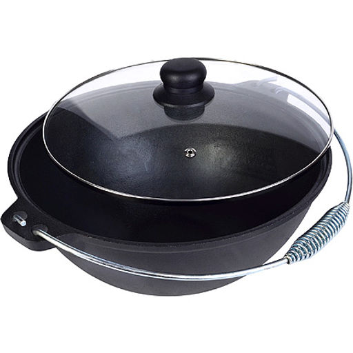 31163 Казан чугун 6 л, крышка, ручка.MB (х1) - Mayer&boch фото 3