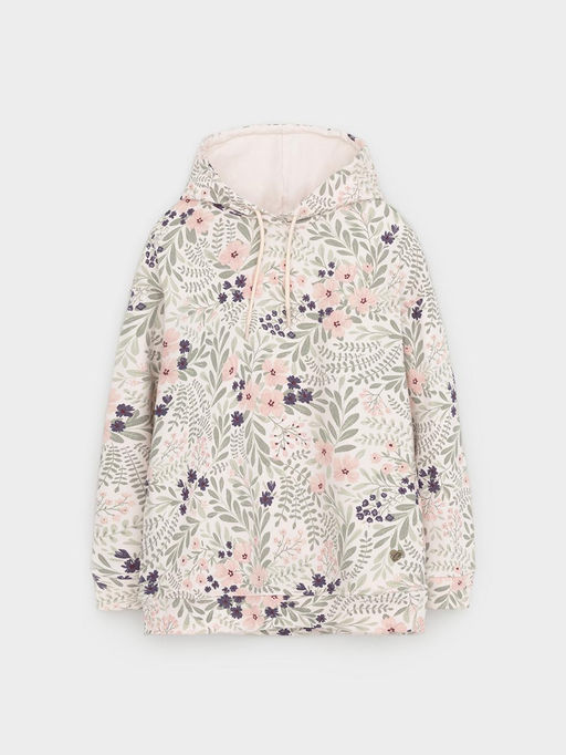 КР 302033/светлый жемчуг,летний сад джемпер (худи) для дев