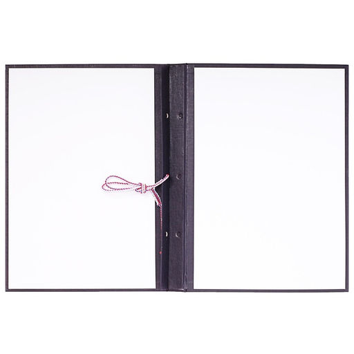 Папка Выпускная квалификационная работа А4, бумвинил, гребешки/сутаж, (без бумаги) чёрная - Calligrata фото 4