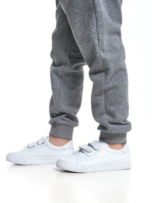 Брюки для мальчика штаны спортивные 22-0510 темно-серый меланж - Mini maxi фото 7