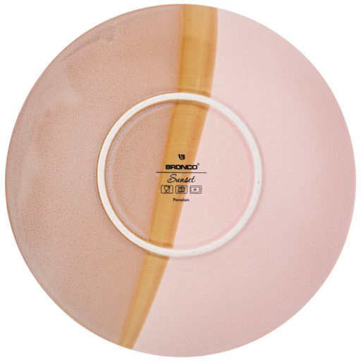 Цена за 2 шт. ТАРЕЛКА СУПОВАЯ BRONCO SUNSET 750 МЛ 21*5 СМ РОЗОВАЯ  фото 3