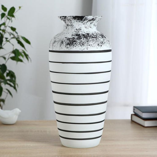 Ваза «Ситула», 35×16 см, (диам.отвер.=7.5 см. диам.от края до края=11.5 см), стекло, МИКС