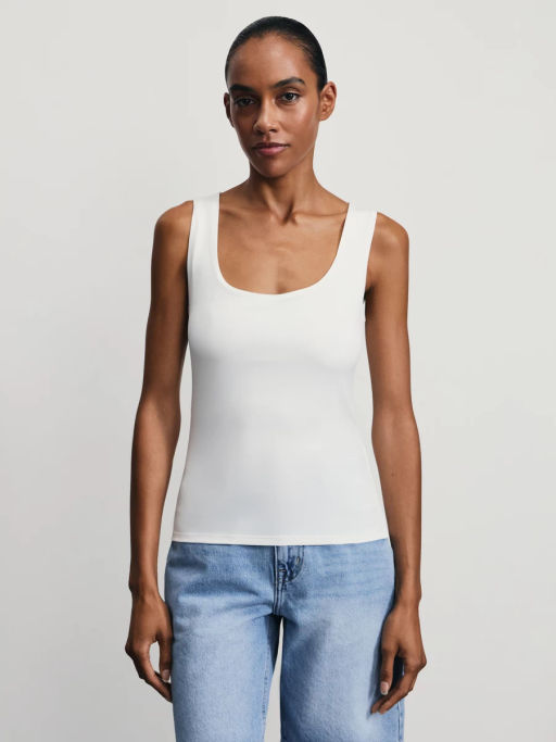 Базовый топ с широкими бретелями / Zarina  фото 3