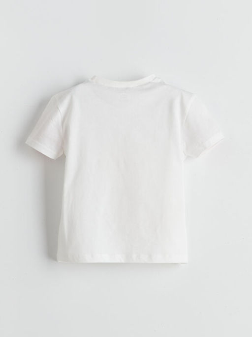 Bisiklet Yaka Timsah Bask?l? Erkek Bebek Ti??rt