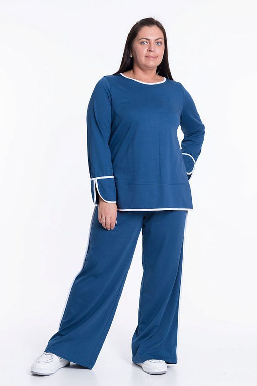 Костюм М323199а индиго - Елена фото 2