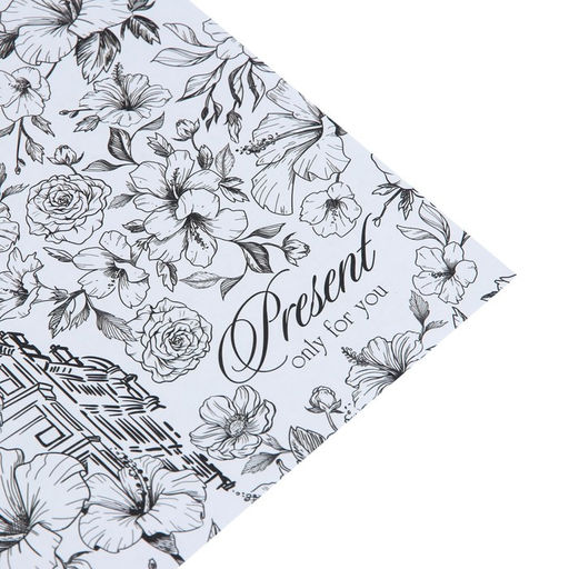 Цена за 10 шт. Бумага упаковочная крафтовая «Present», 70 х 100 см