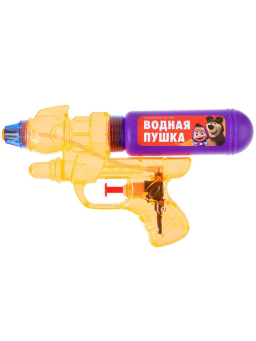Водная пистолет Маша и Медведь, МИКС  фото 5