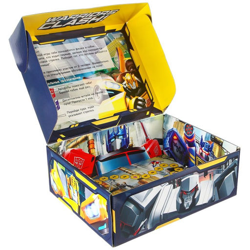 Складная коробка с игрой 28х21х9 см, Трансформеры - Hasbro фото 6
