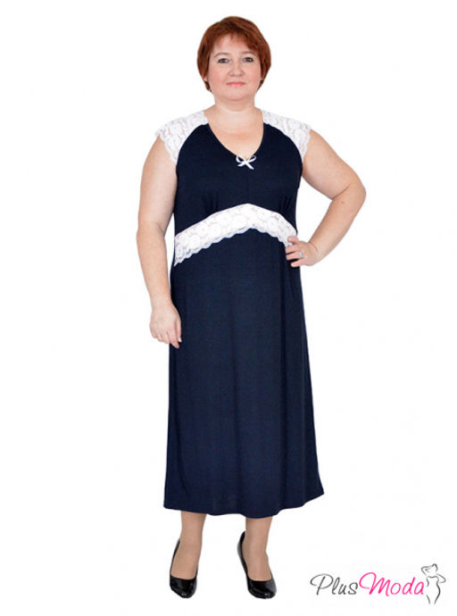 Ночная сорочка Модель №207 размеры 44-80 - Plusmoda фото 4