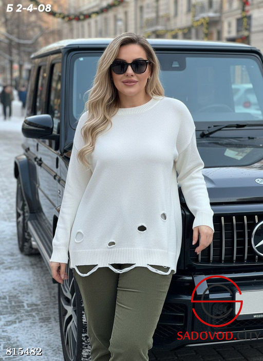 Кофта женская с рваным эффектом - Bruno фото 11