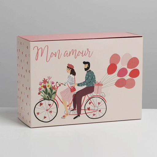 Коробка складная Любовь, 25 18 10 см - Дарите счастье фото 2