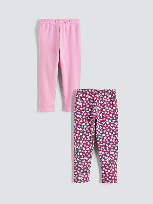 Beli Lastikli K?z ?ocuk Tayt 2li