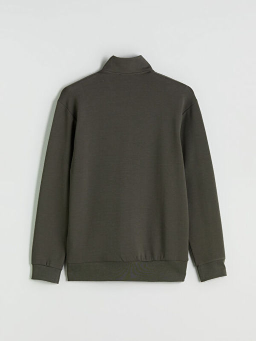 Dik Yaka Erkek Sweatshirt