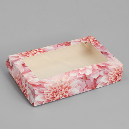 Цена за 5 шт. Кондитерская упаковка, коробка с ламинацией Beauty, 20 х 12 х 4 см