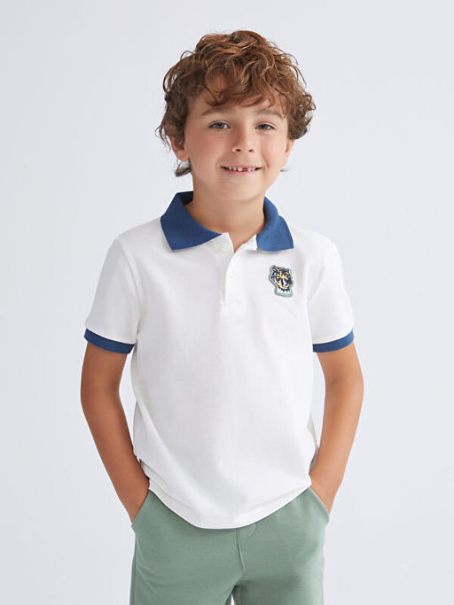 Polo Yaka Nak??l? Erkek ?ocuk Ti??rt ve ?ort 2li