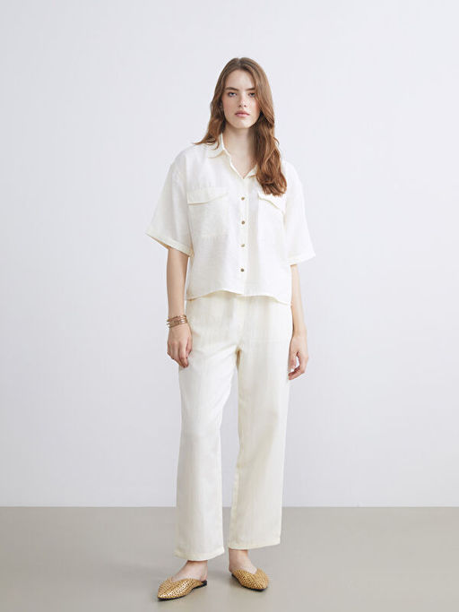 Beli Lastikli Kad?n Pantolon