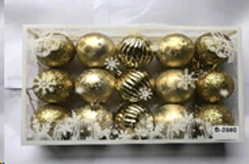Елочные шары 15 штук 5 см / B-2580 /уп 96/ - Галеонтрейд фото 2