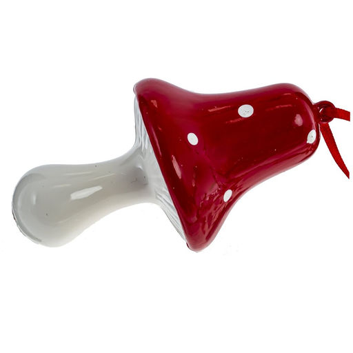 Украшение новогоднее "Гриб", L6,4 W6,4 H11,4 см