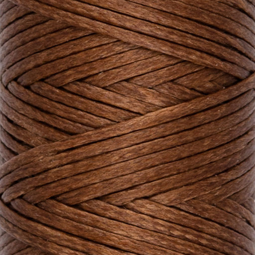 Промысел Нитки вощёные, плоские LC-001 для кожи 0.8 мм 25 м № 003 коричневый